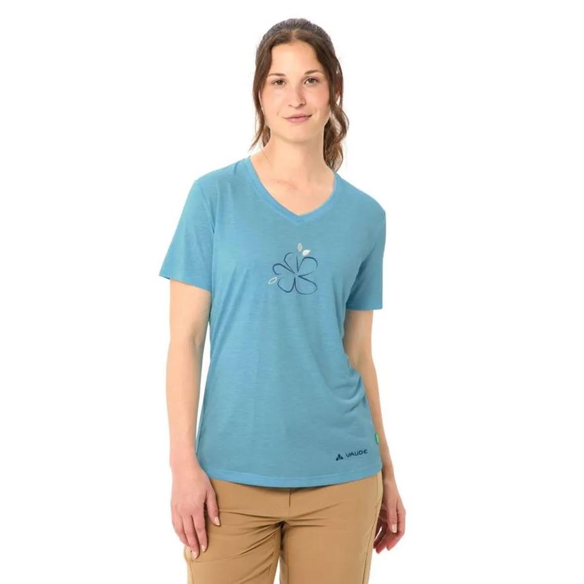 Vaude Wo Skomer Print III aqua Damen T-Shirt