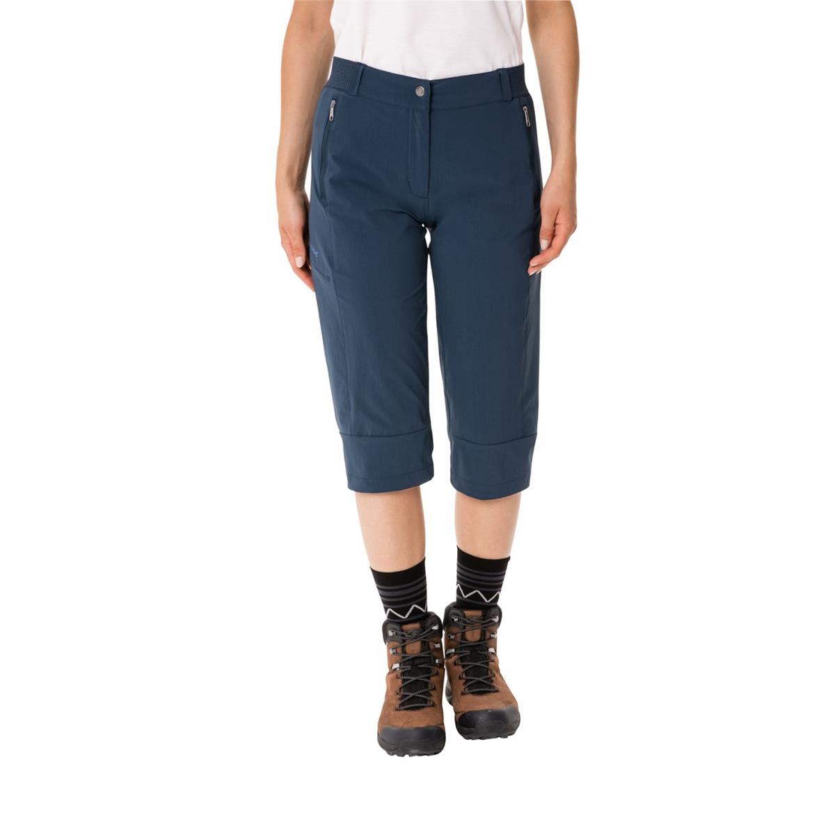 Vaude Farley Stretch Capri Hose III black Damen