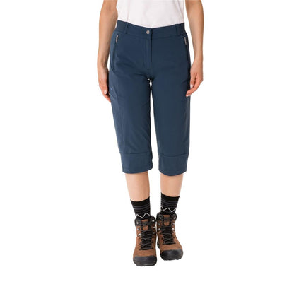 Vaude Farley Stretch Capri Hose III black Damen