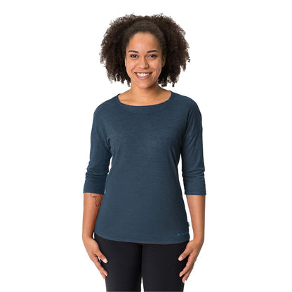 Vaude Women's Neyland 3/4 T-Shirt dark sea