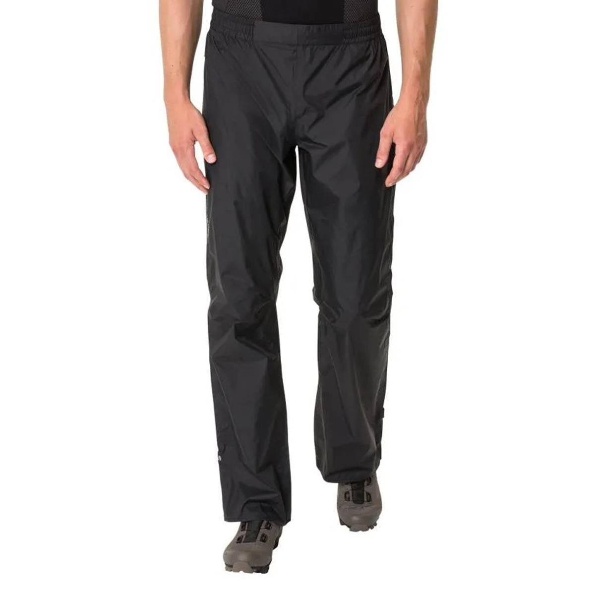 Vaude - Drop II Regenhose Herren - short - black/black