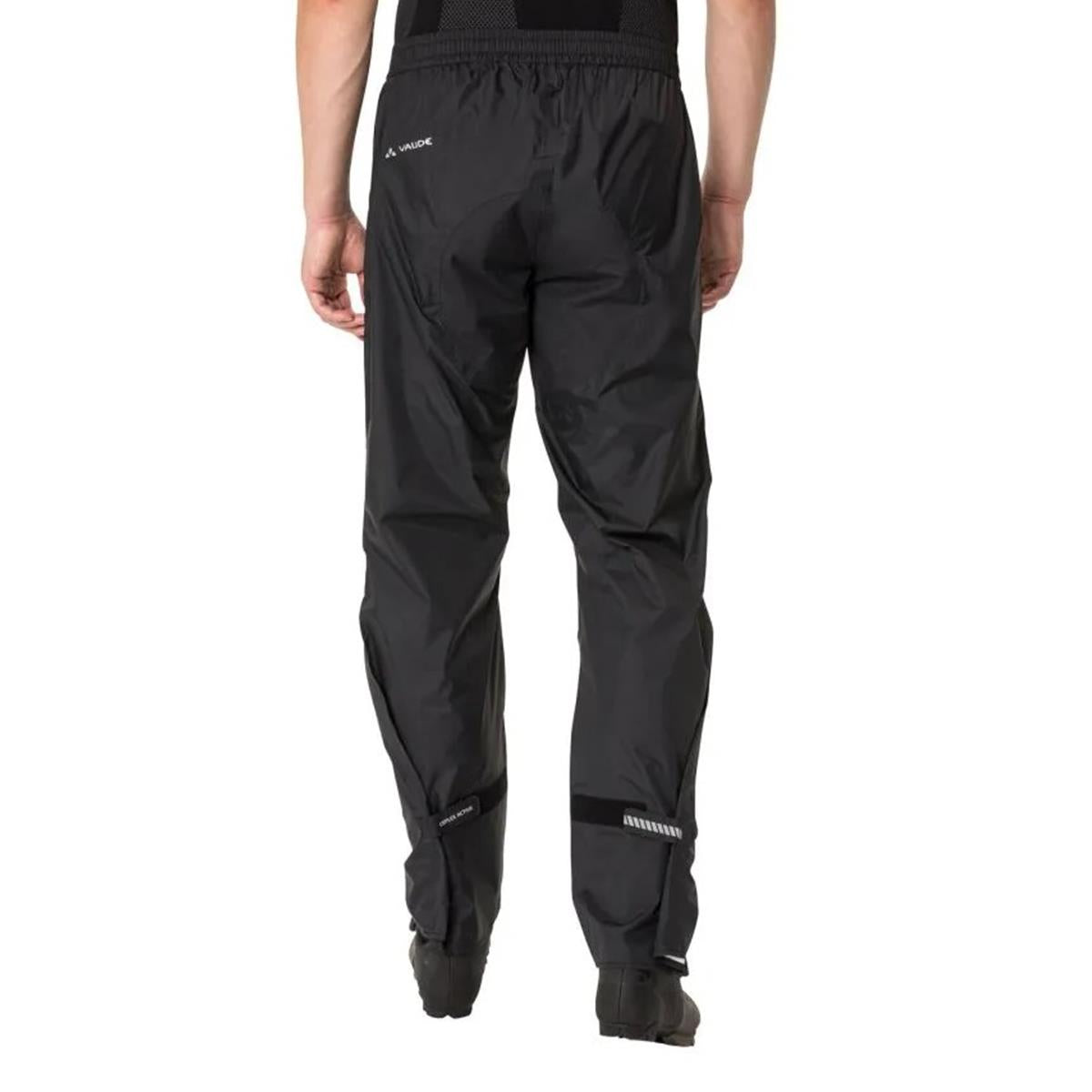 Vaude - Drop II Regenhose Herren - short - black/black