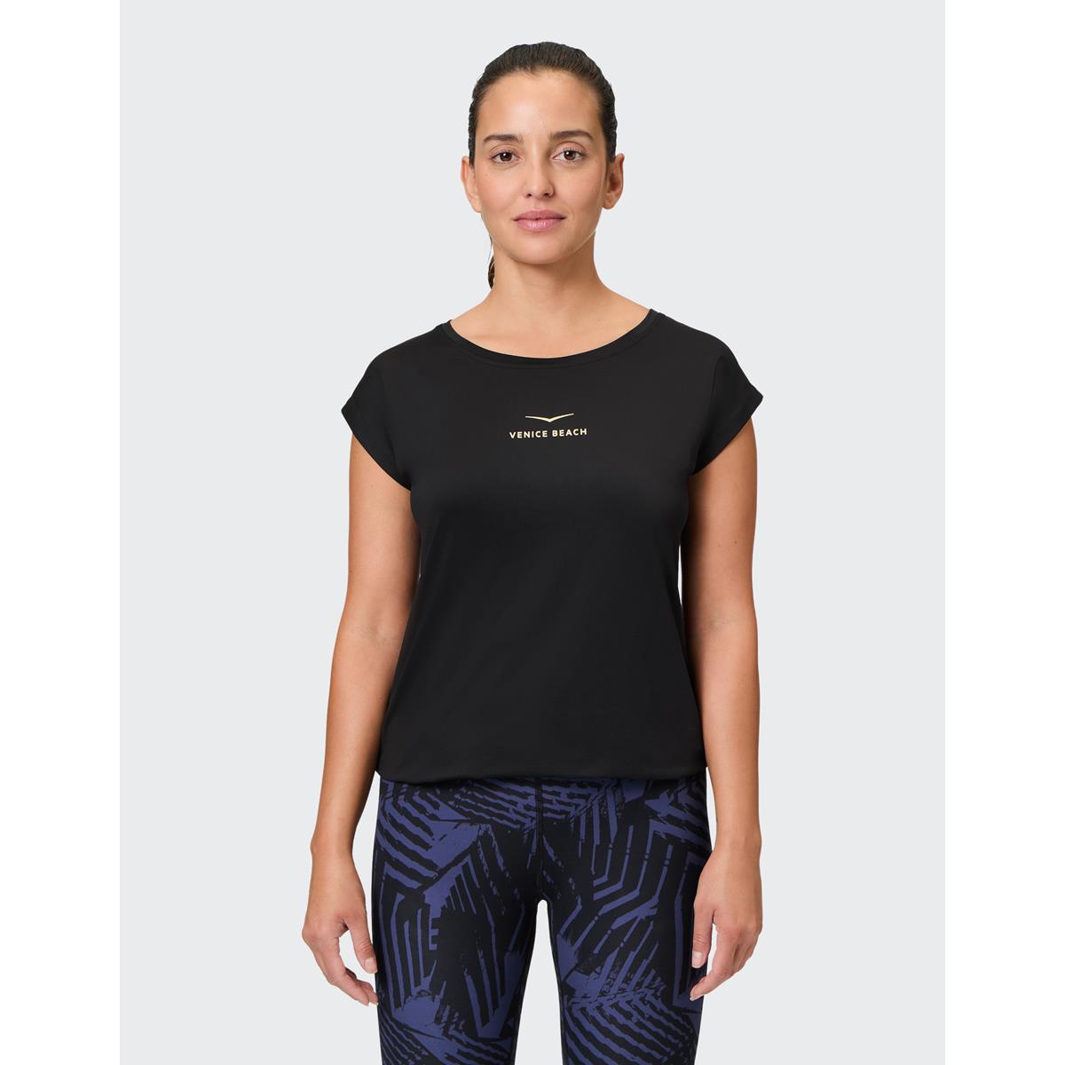 Venice Beach Wonder T-Shirt Damen Schwarz