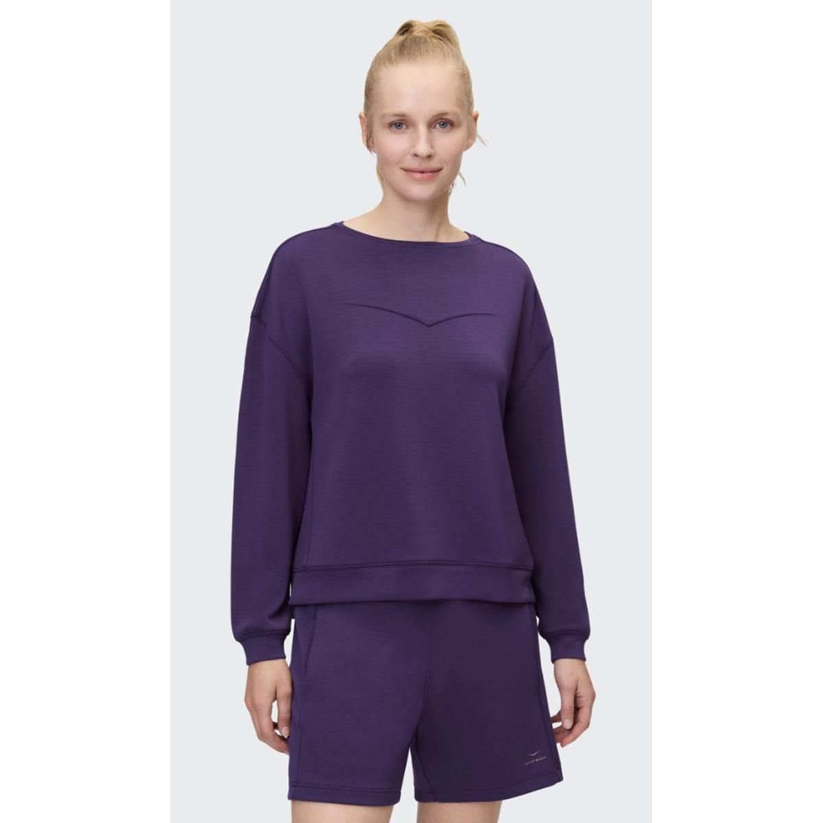 Venice Beach April Sweatshirt eggplant