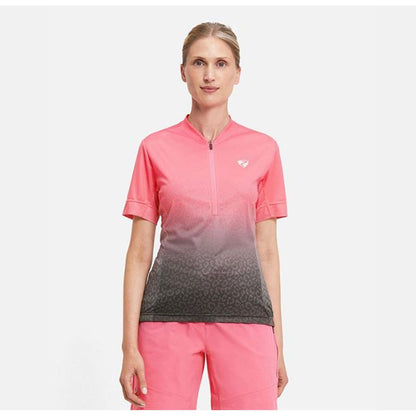 Ziener Nelenia lady black strawberry sorbet Damen Radtrikot