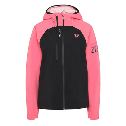 Ziener Nehle jacket lady black strawberry sorbet Damen Radjacke