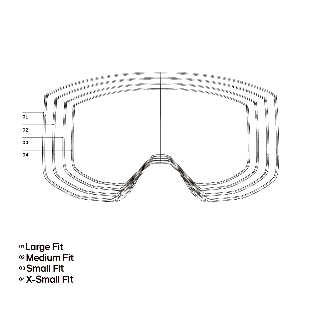 Four Fit Sizes