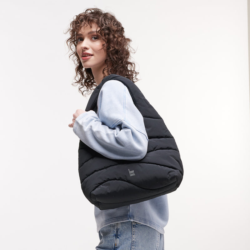 Got Bag Wavy Puffer Shoulder Bag