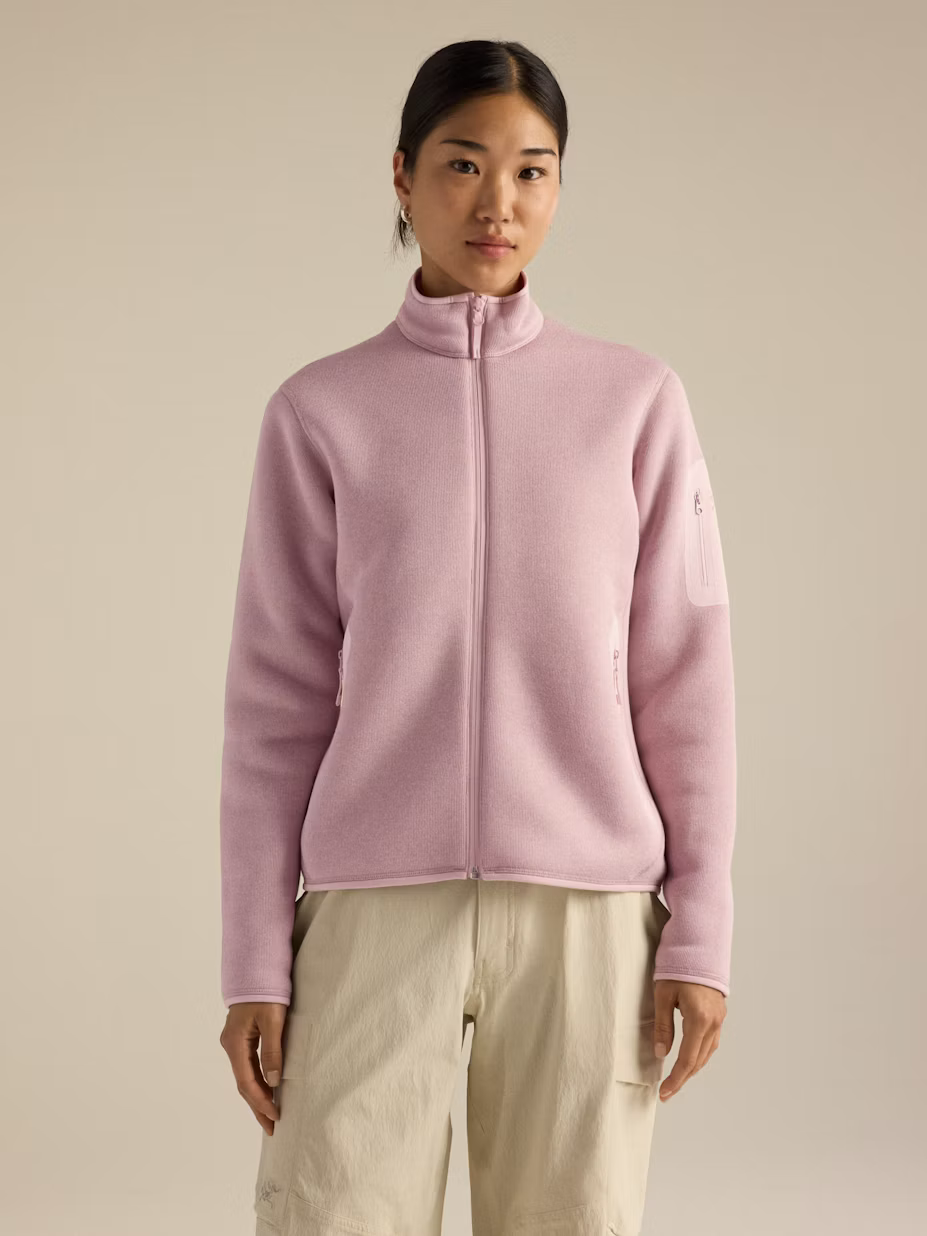 Arcteryx Covert Cardigan Damen Alpine Rose Heather