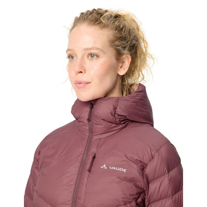 Vaude Monviso Down Hooded Jacket Damen Ruby Dusk