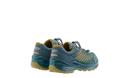 Lowa Zirrox II GTX LO Kinder Petrol/Senf