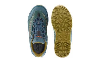 Lowa Zirrox II GTX LO Kinder Petrol/Senf