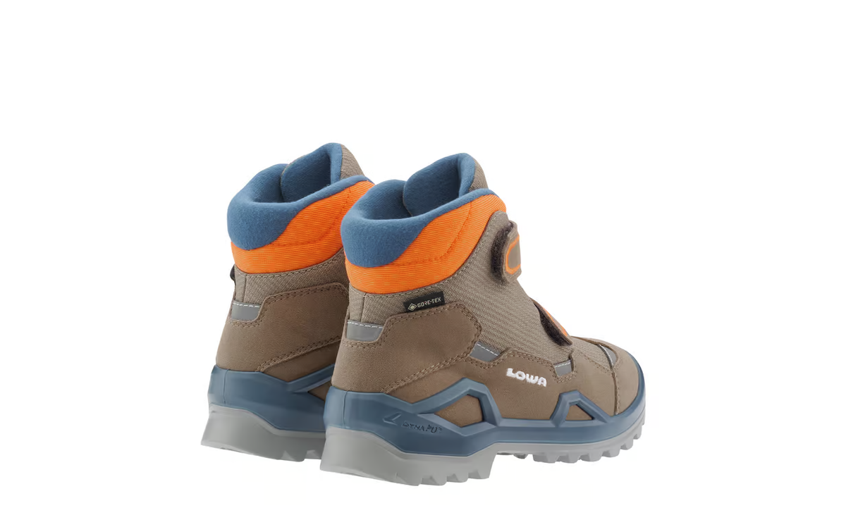 Lowa Milo Evo GTX Mid Jr Braun/Orange