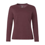 Vaude Essential LS T-Shirt Damen Ruby Dusk