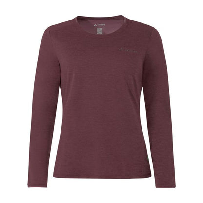 Vaude Essential LS T-Shirt Damen Ruby Dusk