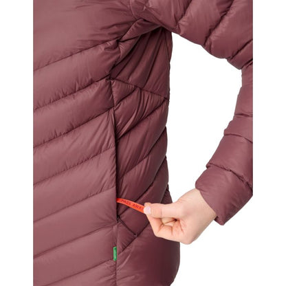 Vaude Monviso Down Hooded Jacket Damen Ruby Dusk