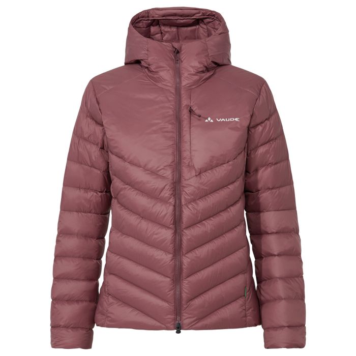 Vaude Monviso Down Hooded Jacket Damen Ruby Dusk